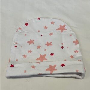 “Bundle 10/$13” newborn baby girl Starry Pink and Red baby hat Beanie
